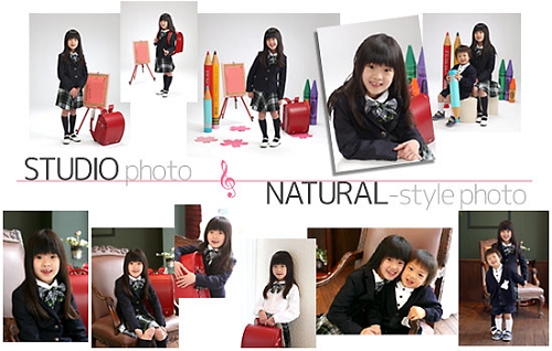 デッキスタジオの自然光撮影が人気です。